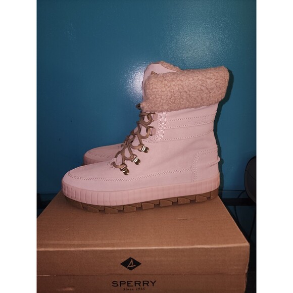 Sperry Torrent Winter Rose Chukka Boots Size 9 M Pink Memory Foam - Picture 4 of 13